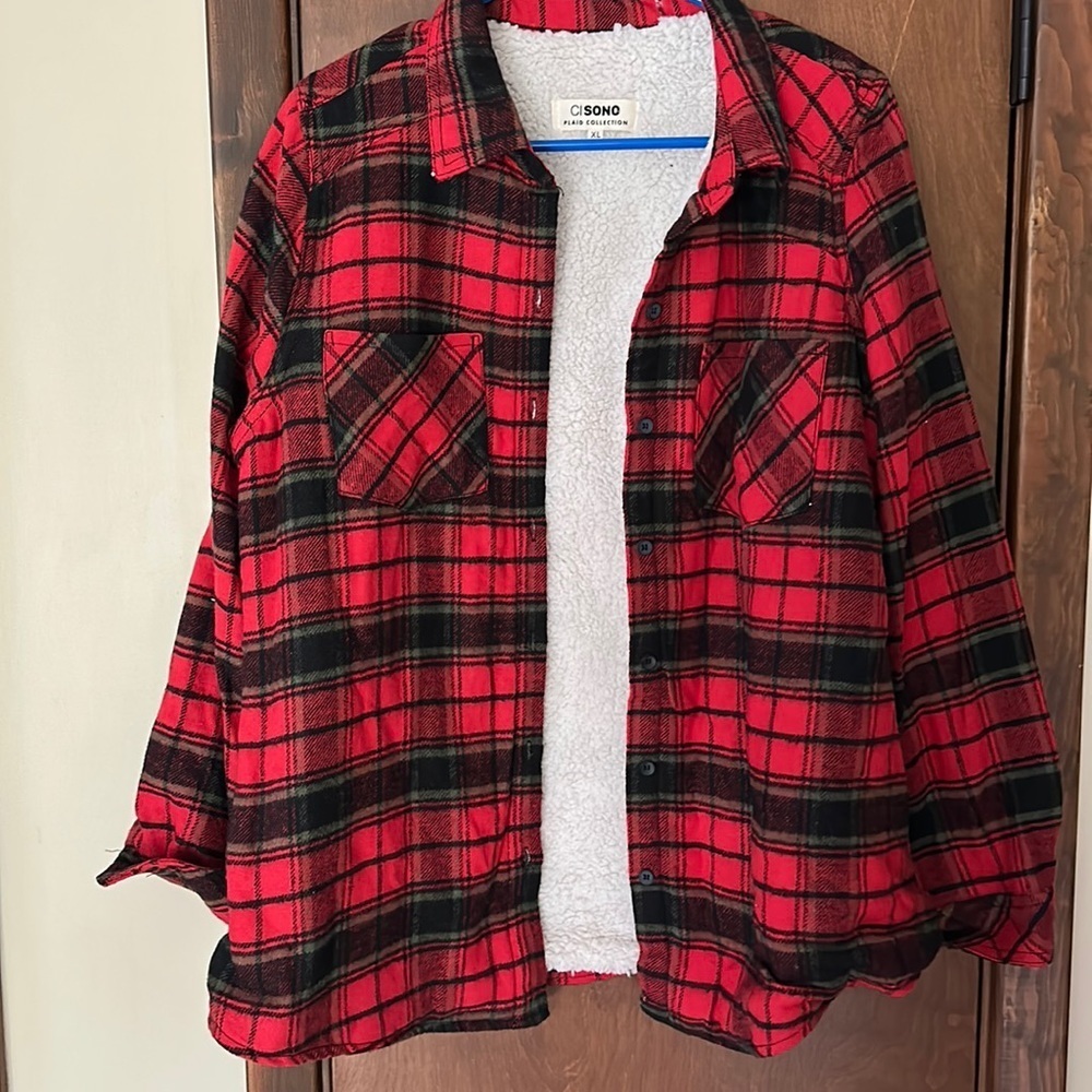 VERY WARM CI Sono flannel size XL